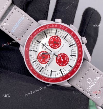 Replica Swatch x Omega Mission to Pluto Watch Bioceramic Case